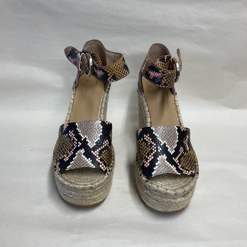 Marc Fisher LTD Women's Lalida Espadrille Wedge Sandals Size 7.5 - Picture 6 of 15